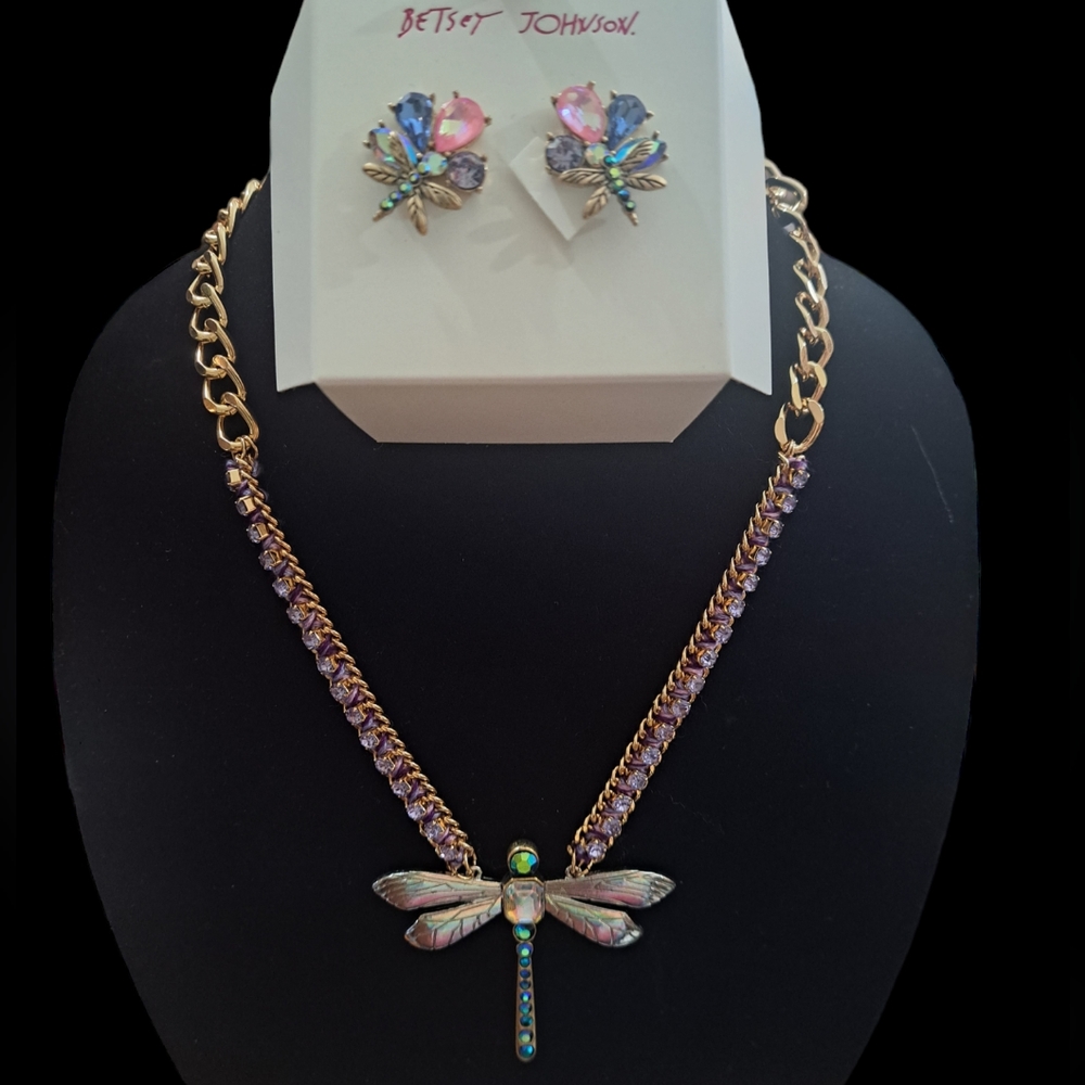 Betsey Johnson Dragonfly Set